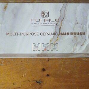 Multi-Purpose Ceramic Hair Brush - White